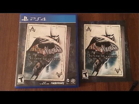 Batman Return to Arkham Collection (PS4) Unboxing!