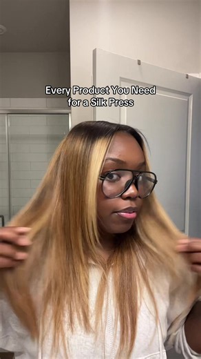 A good silk press starts way before the flat iron. ✨ Here’s every product I use from wash day to the finishing touches for a smooth, shiny silk press that lasts. Products mentioned: @Paul Mitchell Shampoo Two @Sally Beauty Bondbar Clarifying Shampoo @e.l.f. Hair Never Thirsty Moisturizing Shampoo @Design Essentials Hair Honey Creme Moisturizing Shampoo @CAMILLE ROSE Curl Love Shampoo @loréal paris usa Glycolic Gloss Conditioner @tginatural Miracle Repair Deep Hydrating Mask @OUAI Leave in @L’Oré