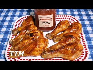 How to Cook Chicken Legs in the Toaster Oven~Easy Baked Chicken Legs with BBQ Sauce