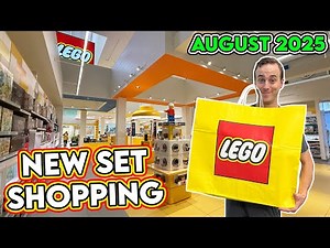 LEGO Store Shopping! OVER 100 NEW SETS! August 2025