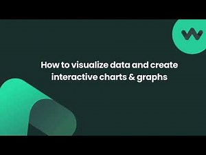 How to visualize data and create interactive charts & graphs