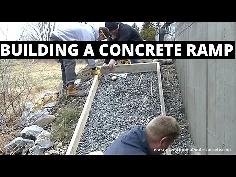 How To Build A Concrete Ramp (For A Walkway)