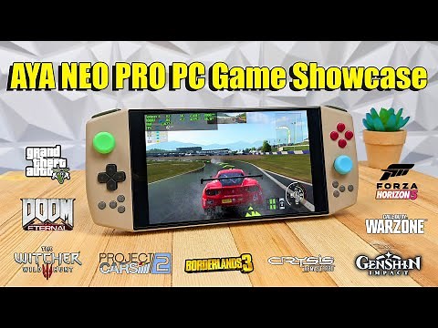The New AYA NEO Pro Has Some Power! 14 PC Games Tested Hand-Held Gaming PC