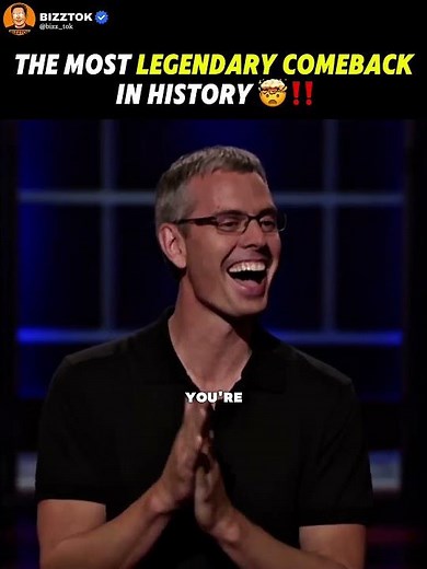 The Most Legendary Comeback in history 🤯‼️ #sharktank