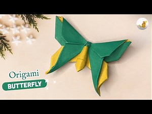 Learn to Make an Origami Butterfly | Easy Paper Folding