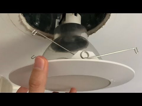 Recessed light in shower. How to replace. How to change.