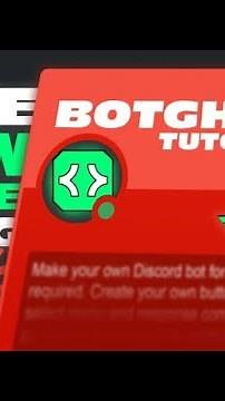 How to Easily Get The New Discord Active Developer Badge within 2 minutes using BotGhost 😱