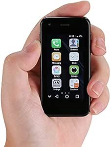 Unlocked Mini Smartphone, 2.5 Inch The World's Smallest Cell Phone 3G Network Premium Phone Quad Core Small Phone (Black)
