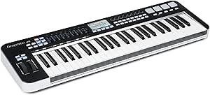Samson Graphite 49 Key USB MIDI DJ Keyboard Controller w/Aftertouch/Fader/Pads