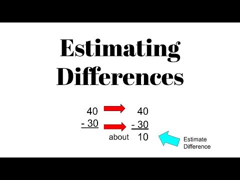 Estimating Differences