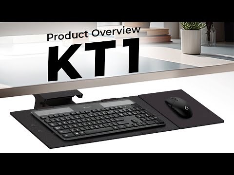 An ergonomic underdesk keyboard tray for your office desk | type more comfortably