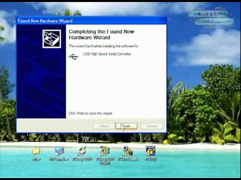 How to Install the USB-SC09-FX PLC Cable