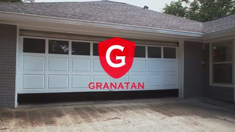 Garage Door Lock Kit, Complete Set with Spring Latch and Keyed Handle, Home Improvement Door Lock