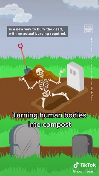 Human composting has become an eco-friendly alternative to burying a loved one — here’s how it works #compost #ecofriendly #themoreyouknow