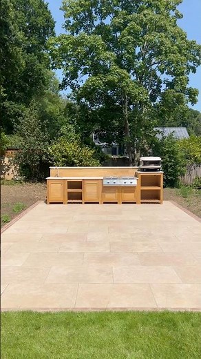 How We Built This Oak Outdoor Kitchen 👷👀
