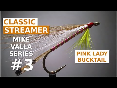 Pink Lady Bucktail - Fly Tying Mike Valla's Classic Streamer Series