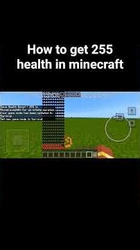 how to get 255 health in minecraft