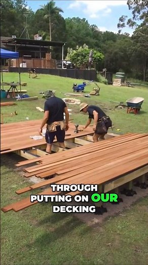 Deck Building 101: Easy Steps For Laying Deck Boards #deckbuilding #diyprojects #landscapedesign