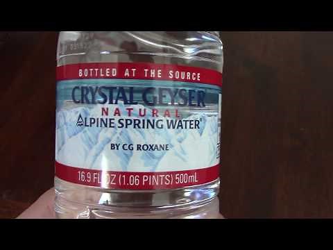 Crystal Geyser Natural Alpine Spring Water by CG Roxane - Water Review