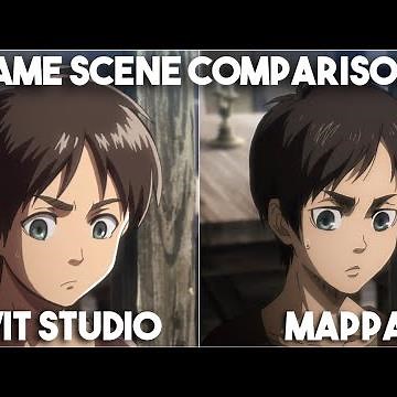 MAPPA vs Wit Studio Animation Comparison with same scene of Attack on Titan | Shingeki No Kyojin