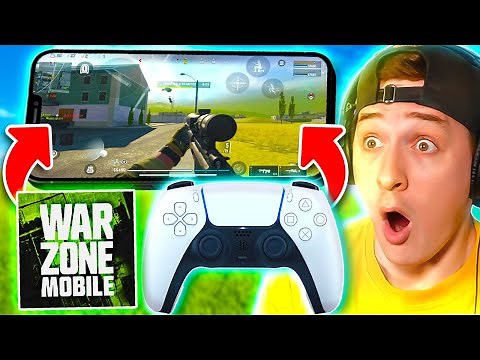 Using CONTROLLER on WARZONE MOBILE (IT WORKS) 🔥