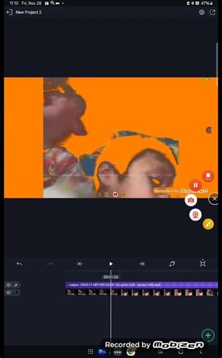 How to make Orange Vocoder on after motion z 