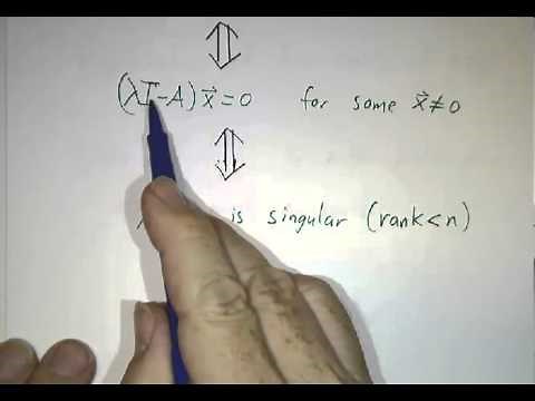 Eigenvalues and the Characteristic Polynomial