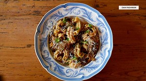 Make this mushroom ragu with new pasta shape cascatelli
