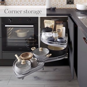 2.5K views · 41 reactions | Whether it’s making corner cupboards easier to access or tidying your cutlery drawer, our range of kitchen storage solutions will have the answer: hwdn.uk/Storage | Howdens | Facebook