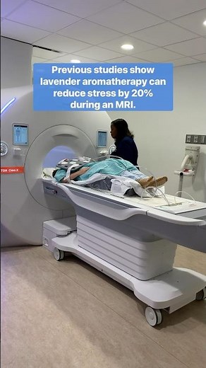 Researchers study the effect of aromatherapy during an MRI.
