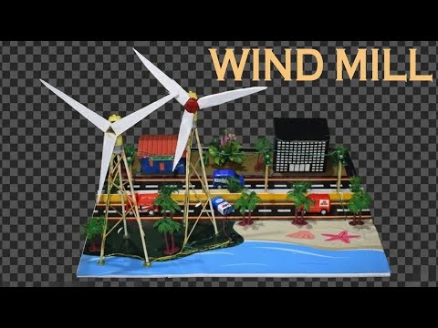 How to make Wind mill project working model ! Renewable energy wind power working #schoolproject