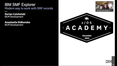 zOS Academy - IBM SMF Explorer with Python