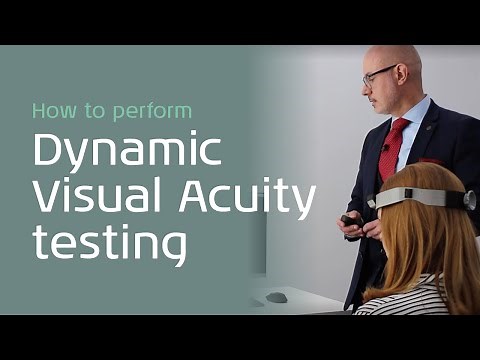 How to perform Dynamic Visual Acuity (DVA) testing