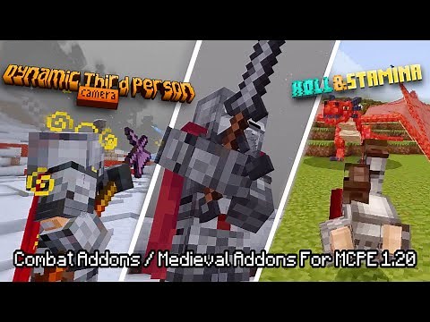 Best Medieval Combat / Medieval Survival Addons For MCPE 1.20+