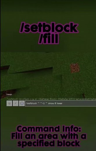 How to use the /fill and /set lock command in Minecraft bedrock edition