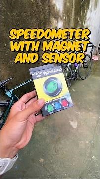 Speedometer with magnet and sensor installation #speedometer