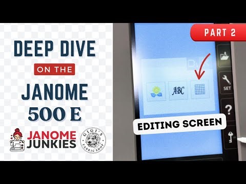 Janome 550E Editing Tutorial (Part 2): Rotate, Copy, Mirror, Group & More!