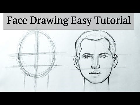 How to draw a Face easy step by step Face drawing boy tutorial for beginners Basics with pencil easy