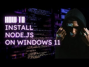 How to Install Node.js on Windows 11