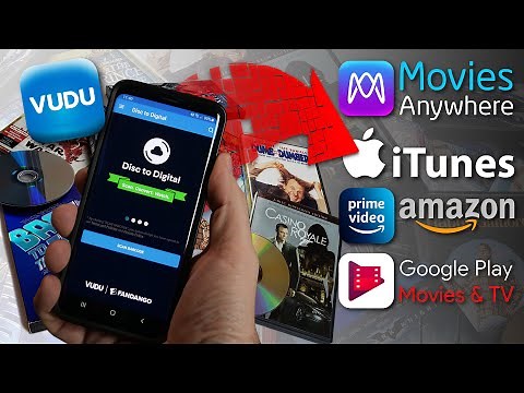 Add your DVD and blu-ray movies to your Digital Library (Movies Anywhere) using VUDU Disc to Digital
