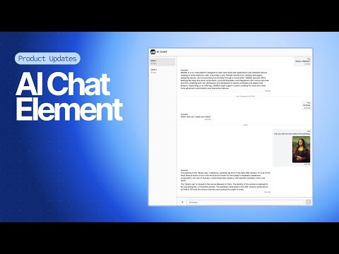 AI Chat Element - Released on October 15, 2025