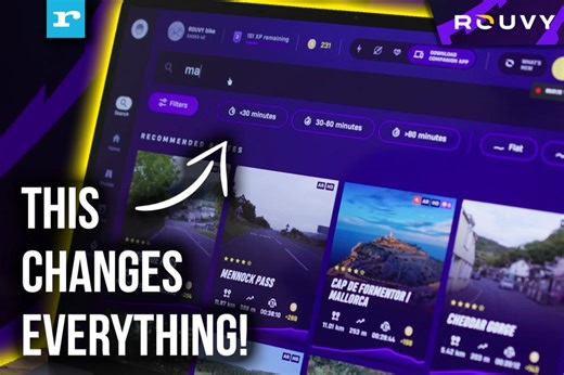 Rouvy revamped! Now with AI, new routes and easier navigation, we take a look at what's changed - Cycling News | Bike Reviews | road.cc