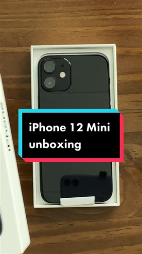 Here it is! The iPhone 12 Mini — Apple’s smallest 5G device. #iphone12 #iphone12mini #phoneunboxing #appleiphone12 #iphone12unboxing