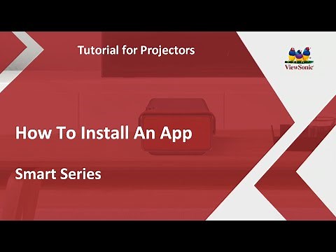 ViewSonic Smart Projectors | How To Install An App