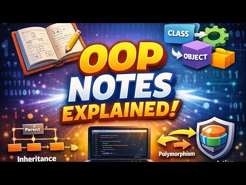 OOP programming with Java | Easy notes #oop #viralvidoes #coding #notes #viral #unfreezmyaccout