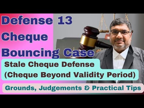 Stale Cheque = Expired Cheque = No 138 Case = No Liability - Supreme Court ruling on NI Act defense