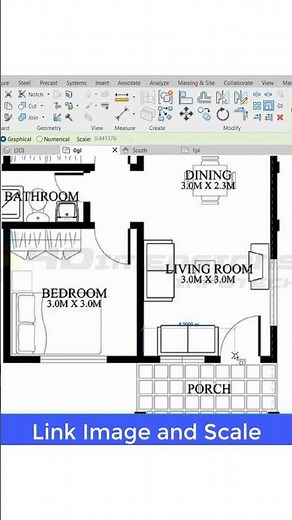 How to Link and Scale Image in Revit #shorts #revit