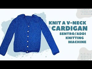 How did I knit a sweater cardigan in ONE day??? Learn how! Addi or Sentro Knitting Machine!