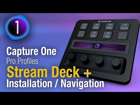 Capture One Stream Deck Plus Install and Navigation