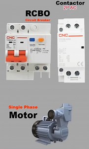 28K views | Single phase motor connection with 2P AC contactor...